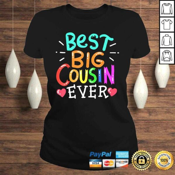 Best Big Cousin Shirt Family Cute V-Neck T-Shirt