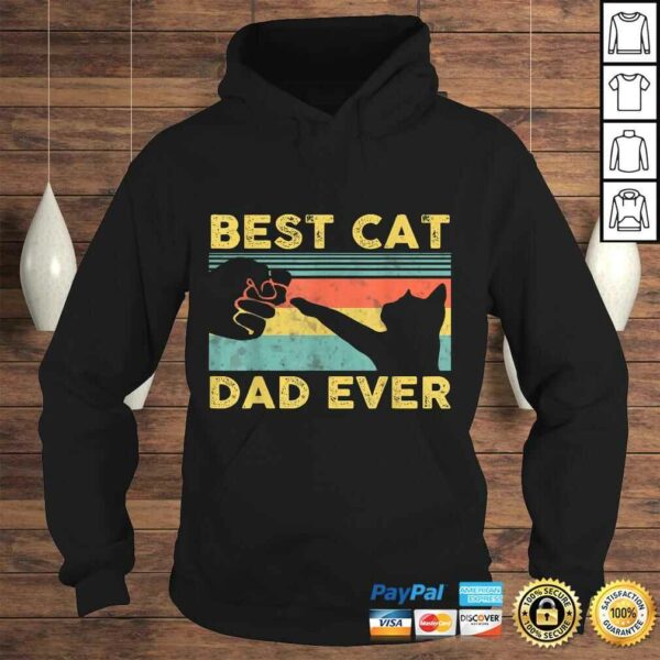 Best Cat Dad Ever tee Funny Cat Daddy Father Vintage TShirt