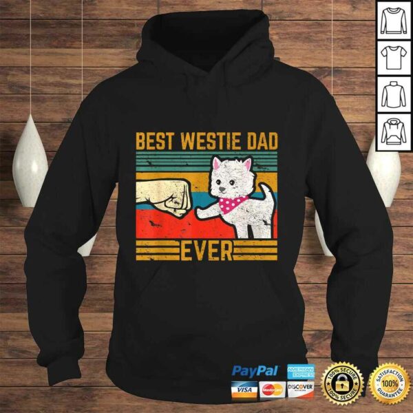 Best West Highland Westie Dad Ever Owner Lover Dog Tee T-Shirt