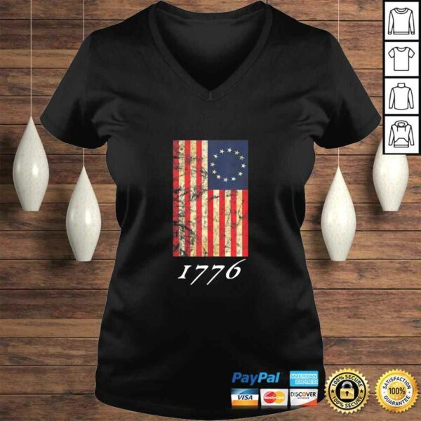 Betsy Ross Flag 1776 Vintage Revolutionary flag Shirt