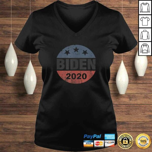 Biden 2020 Joe Biden Vintage Button Tee Shirt