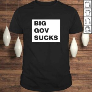 Big Gov Sucks LighV-Neck T-Shirt Big Gov Sucks LighV-Neck T-Shirt