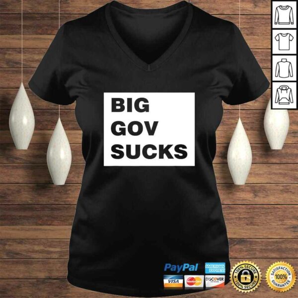 Big Gov Sucks LighV-Neck T-Shirt