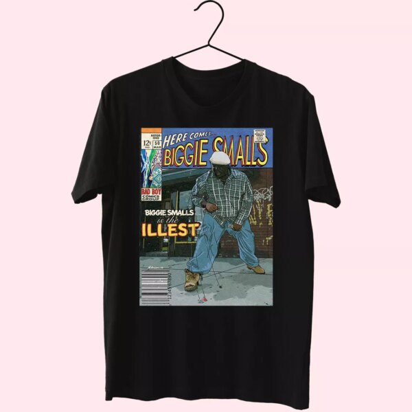 Biggie Smalls Is The Illest Comic Book Classic 90S T Shirt Style