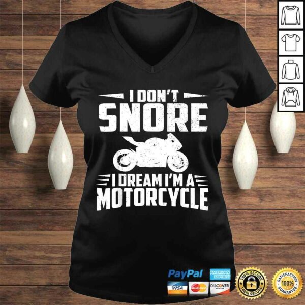 Biker Shirts For Men Women I DREAM IM A MOTORCYCLE Gifts