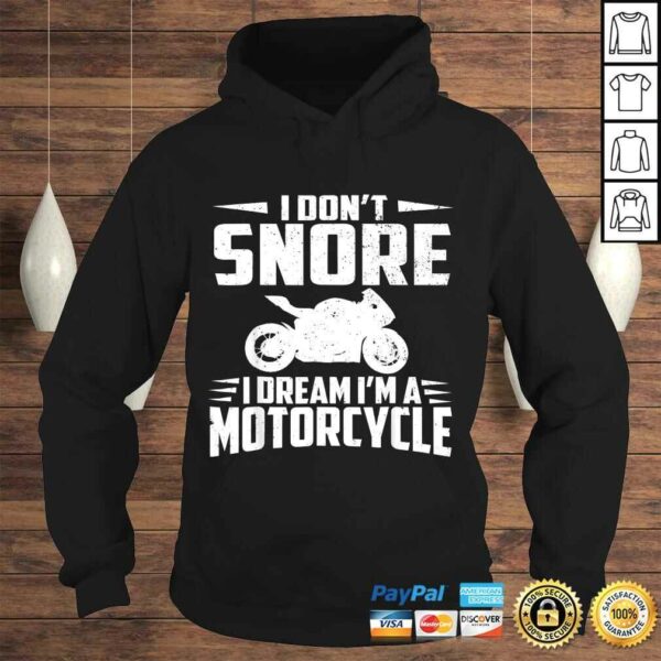 Biker Shirts For Men Women I DREAM IM A MOTORCYCLE Gifts