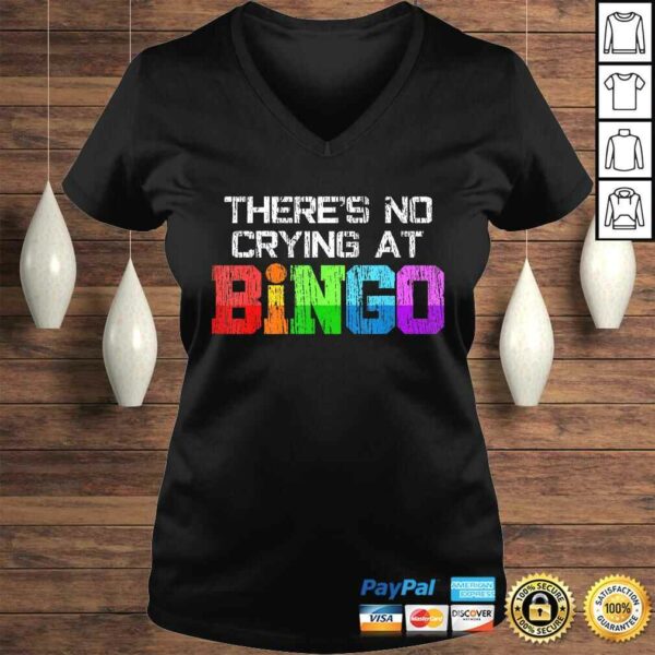 Bingo No Crying Bingo Player Casino Night Shirt