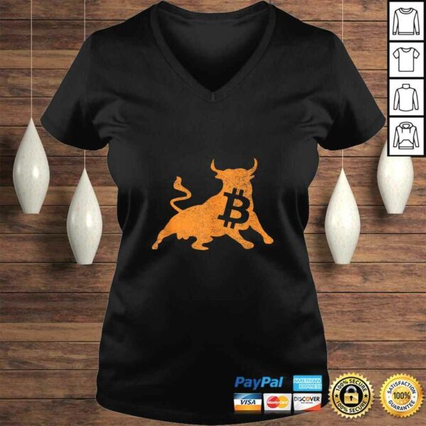 Bitcoin Bull Crypto Currency Gift TShirt Gift