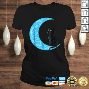 Black Cat Crescent Moon Sailor Mom V-Neck T-Shirt 2 Black Cat Crescent Moon Sailor Mom V Neck T Shirt 3