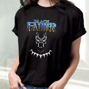 Black Father Marvel Fan T Shirt For Dad 2 Black Father Marvel Fan T Shirt For Dad 3