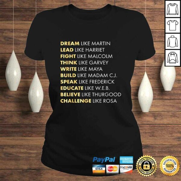 Black History Shirts – Dream Like Martin TShirt Gift