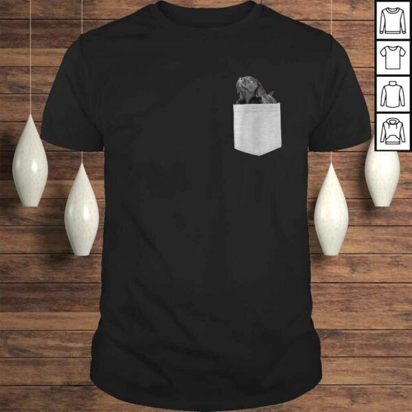 Black Lab puppy in your pockeTShirt