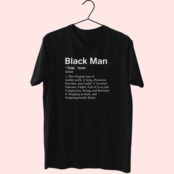 Black Men Definition Essentials T Shirt