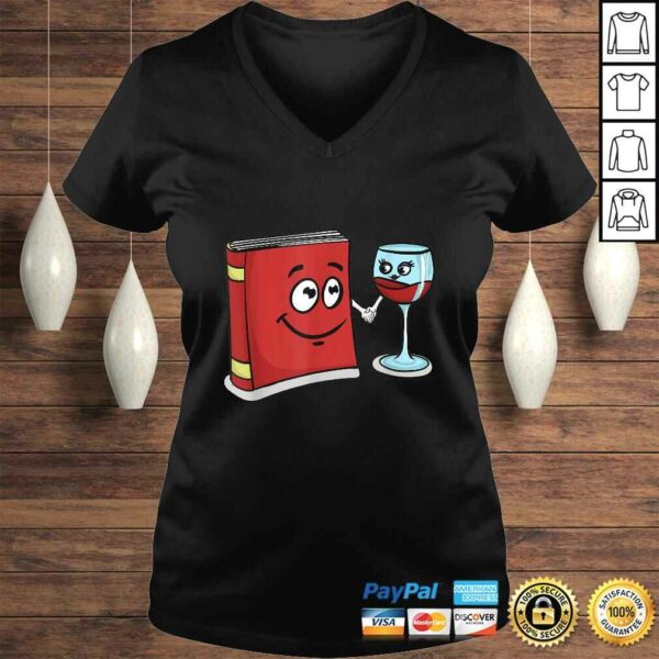 Book and Wine Best Friend Lover Gifts for Women Librarian Gift Top