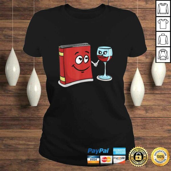 Book and Wine Best Friend Lover Gifts for Women Librarian Gift Top