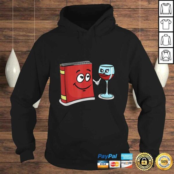 Book and Wine Best Friend Lover Gifts for Women Librarian Gift Top