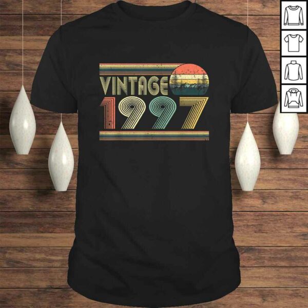 Born In 1997 Retro Vintage 23rd Birthday Gifts 23 Years Old Shirt