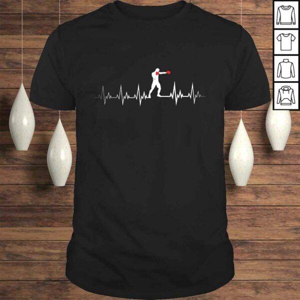 Boxing HeartbeaShirt Sports Lover Tee