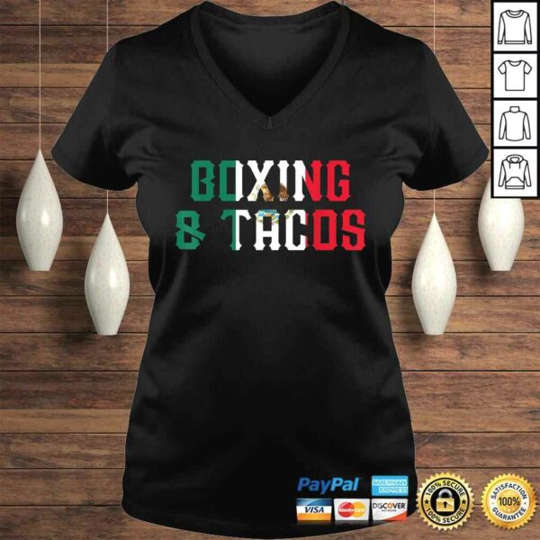 Boxing and Tacos Funny Mexico Shirt