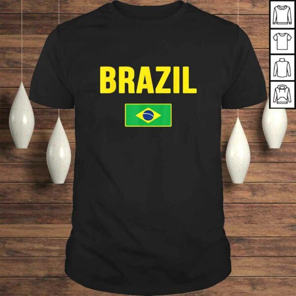 Brasil Shirt Brazilian Flag Brazil Souvenir Gift Camiseta