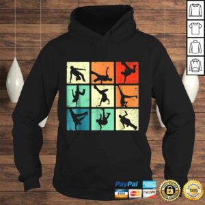 Break dancing shirt Bboy poses Retro Vintage Hip Hop Gift 4