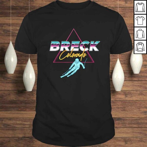 Breck Colorado- USA Ski Resort 1980s Retro Gift Top