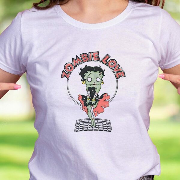 Breezy Zombie Love Betty Boop Casual T Shirt