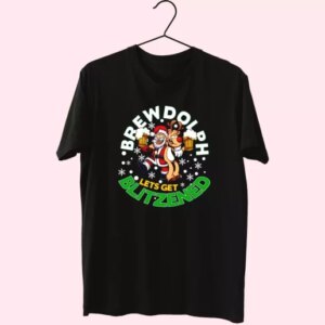 Brewdolph Lets Get Blitzened Christmas T Shirt Xmas Design 3 Brewdolph Lets Get Blitzened Christmas T Shirt Xmas Design 4