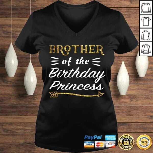 Brother Of The Birthday Princess Girl party Matching Family Tee Shirt