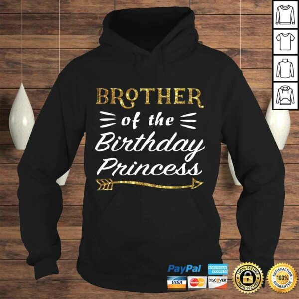 Brother Of The Birthday Princess Girl party Matching Family Tee Shirt