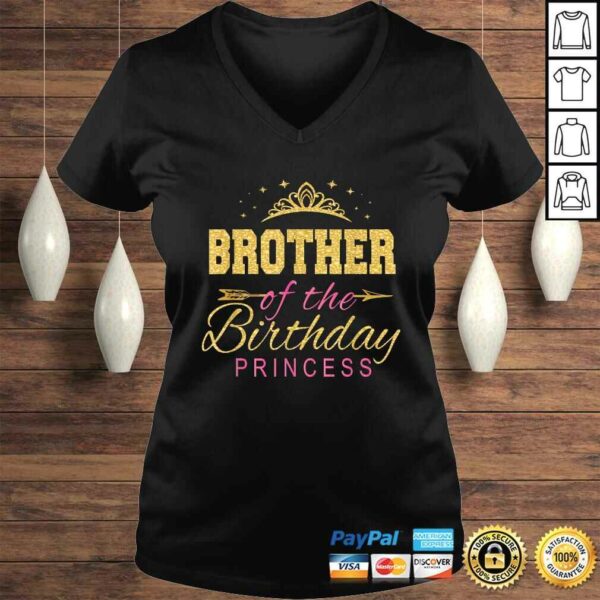 Brother Of The Birthday Princess Girls Party TShirt