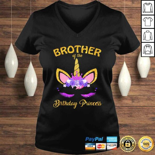 Brother Of The Unicorn Birthday Princess BD Party T-shirt