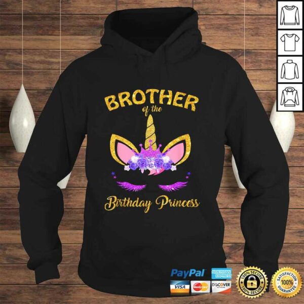 Brother Of The Unicorn Birthday Princess BD Party T-shirt