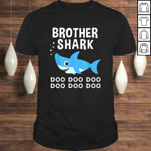 Brother Shark Doo Doo Shirt for Matching Family Pajamas Shirt