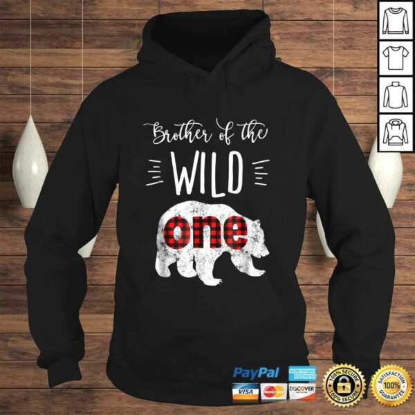 Brother of the Wild One Shirt Bear Lumberjack 1st Birthday