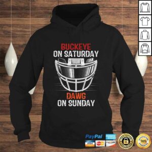 Buckeye On Saturday Dawg On Sunday Gift Top 3 Buckeye On Saturday Dawg On Sunday Gift Top 4