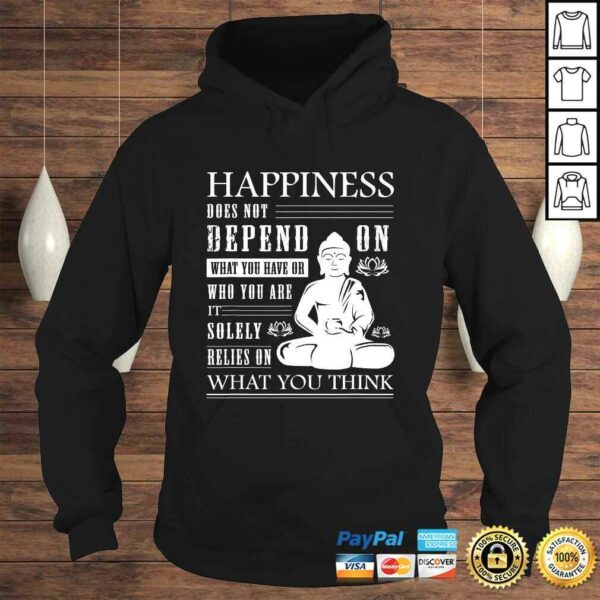 Buddha Quote Zen Buddhism Yoga Happiness TShirt