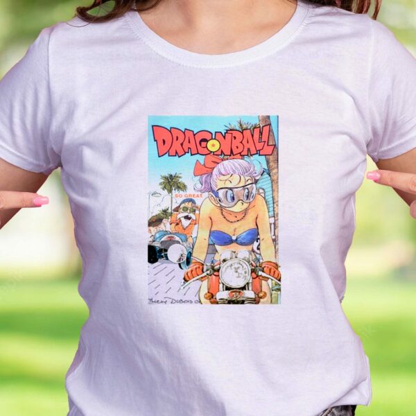 Bulma Hot Girl Japan Dragon Ball Z Anime Casual T Shirt