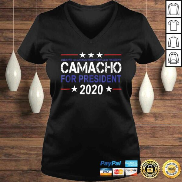 CAMACHO FOR PRESIDENT 2020 Presidential Election Parody Tee