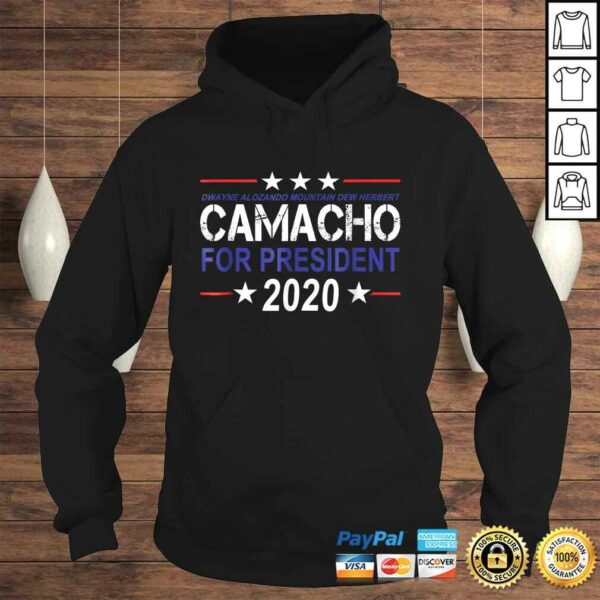 CAMACHO FOR PRESIDENT 2020 Presidential Election Parody Tee