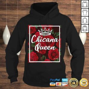 CHICANA QUEEN RED ROSES Shirt 4