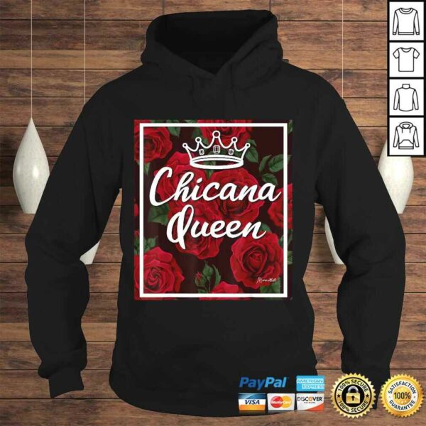 CHICANA QUEEN RED ROSES Shirt