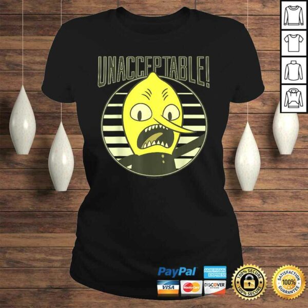 CN Adventure Time Lemongrab Unacceptable TShirt Gift