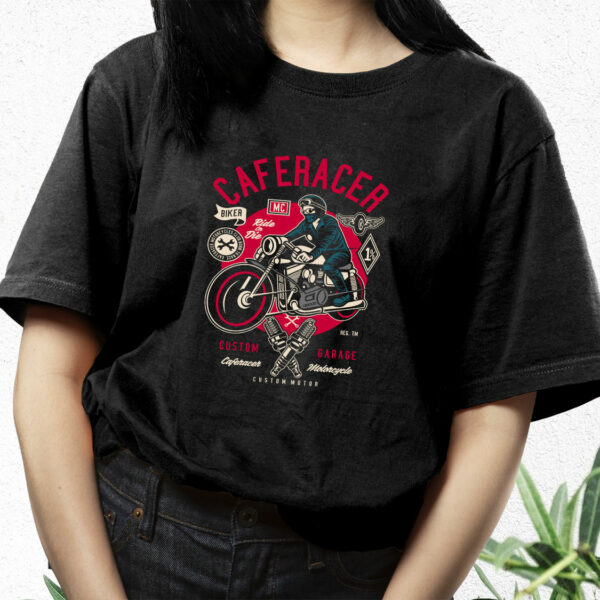 Caferacer Funny Graphic T Shirt