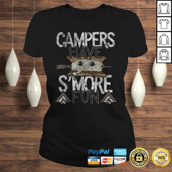 Campers Have S’more Fun Campfire Camping Distressed Shirt