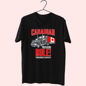 Canadian Trucker Rule Freedom Convoy 70S T Shirt Outfit Canadian Trucker Rule Freedom Convoy 70S T Shirt Outfit