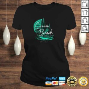 Cannon Beach Oregon Sailboat Pullover Hoodie 3