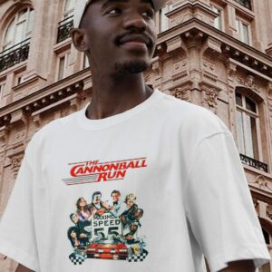 Cannonball Run Movie Poster Retro Nostalgic Casual T Shirt 3