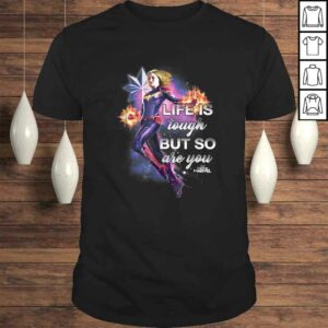 Captain Marvel Inspirational Quote Flight Graphic TShirt