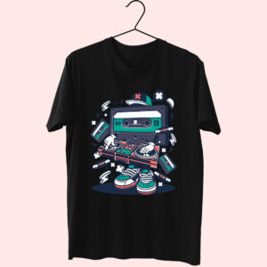Cassette Disk Jockey Funny Graphic T Shirt Cassette Disk Jockey Funny Graphic T Shirt